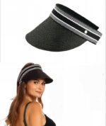 Chapeau Pliable Pour Femme - Élégant et Moderne - Protection UV - Noir