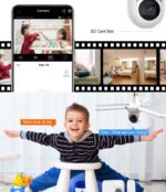 Caméra De Surveillance IP Sans Fil Lumineuse - Wi-Fi - Angle De Vision À 360° - Suivi Automatique - Résistante À L'eau – Image 17