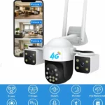 Caméra De Surveillance Intelligente OSQD – Carte SIM 4G – Détection De Mouvement – 128 Go – Monocanal