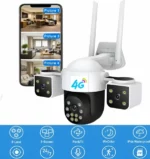 Caméra De Surveillance Intelligente OSQD – Carte SIM 4G – Détection De Mouvement – 128 Go – Monocanal