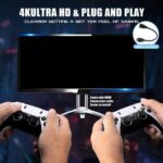 Console De Jeux Vidéo De Salon – Manette De Jeu Sans Fil 2,4 GHz Avec Résolution 4K – 2 Manettes Sans Fil – Image 8