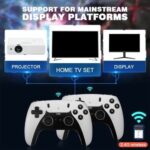 Console De Jeux Vidéo De Salon – Manette De Jeu Sans Fil 2,4 GHz Avec Résolution 4K – 2 Manettes Sans Fil – Image 14