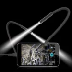 Caméra D’inspection Endoscopique Étanche IP67 Avec Système Android 3-en-1 – Câble Rigidede 2 M – Éclairage LED – Connecteurs USB – Image 4