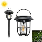 Lampe Solaire de Jardin 3-en-1 – Étanche – Capteur de lumière
