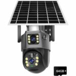 Caméra Solaire À Double Objectif Avec Connectivité 4G Ou Wi-Fi Et Batterie Intégrée – Image 6