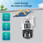 Caméra Solaire À Double Objectif Avec Connectivité 4G Ou Wi-Fi Et Batterie Intégrée – Image 7