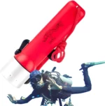Torche Sous Marine Professional Flashlight - Waterproof - Rouge