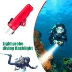 Torche Sous Marine Professional Flashlight - Waterproof - Rouge – Image 7