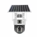 Caméra Solaire À Double Objectif Avec Connectivité 4G Ou Wi-Fi Et Batterie Intégrée – Image 3