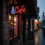 Enseigne Néon LED – Pour Caffè – 48 × 35 CM – Image 3