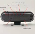 Réveil Numérique De Bureau DS-3827LP – Avec Fonction Snooze Et Mode Nuit – Projection Au Plafond – Image 3