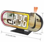 Réveil Numérique De Bureau DS-3827LP – Avec Fonction Snooze Et Mode Nuit – Projection Au Plafond – Image 9