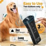 Nouvel Appareil De Dressage Canin – Dispositif Anti-Aboiements À Ultrasons – Lumière LED et 3 Modes – Silencieux – Image 7