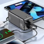 Pawer Bank Ultra-performante Aspor A319 (NR)– 50 000 MAh – Puissante – Charge Rapide – 22,5 W – 3 Câbles Intégrés – Multiport – Image 7