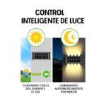 Projecteur Solaire Résistante À L’eau IP65 – Extenseur – 8 Lampe Éclairage Puissant – Image 3