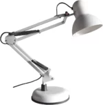Lampe De Bureau Style Vintage – Blanc Flexo À Charnières – Corps et Tête Articulés – W-F000025 – Image 10