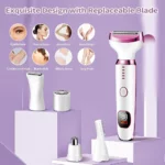 Rasoir Électrique 5 en 1 Pour Femmes – Pour Femmes – Rasage Sûr – Rechargeable Par USB – Image 14