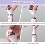 Rasoir Électrique 5 en 1 Pour Femmes – Pour Femmes – Rasage Sûr – Rechargeable Par USB – Image 6