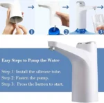Pompe À eau Automatique Pour Bouteilles De 20 Litres – Capacité De 600 Ml – Antibactérienne – 4 W – 1200 MAh – Image 3