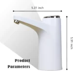 Pompe À eau Automatique Pour Bouteilles De 20 Litres – Capacité De 600 Ml – Antibactérienne – 4 W – 1200 MAh – Image 7
