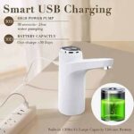 Pompe À eau Automatique Pour Bouteilles De 20 Litres – Capacité De 600 Ml – Antibactérienne – 4 W – 1200 MAh – Image 2