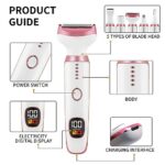 Rasoir Électrique 5 en 1 Pour Femmes – Pour Femmes – Rasage Sûr – Rechargeable Par USB – Image 5