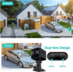 Caméra 4K Compacte – Carte SIM 4G – Double Objectif – Zoom Optique 6x – Détection De Mouvement Et Vision Nocturne – Image 2