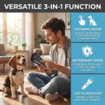 Nouvel Appareil De Dressage Canin – Dispositif Anti-Aboiements À Ultrasons – Lumière LED et 3 Modes – Silencieux – Image 8