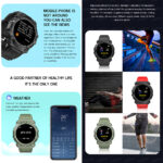 Montre Connectée De Sport FD68S – Avec Moniteur De Fréquence Cardiaque et De Pression Artérielle [B66] – Image 5