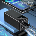 Pawer Bank Ultra-performante Aspor A319 (NR)– 50 000 MAh – Puissante – Charge Rapide – 22,5 W – 3 Câbles Intégrés – Multiport – Image 10