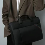 Sacoche Pour Ordinateur Portable – Excellente Qualité – Sac Bandoulière – 14 Pouces – Noir – Image 3