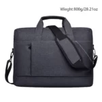Sacoche Pour Ordinateur Portable – Excellente Qualité – Sac Bandoulière – 14 Pouces – Noir – Image 4