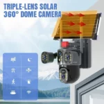 Caméra Solaire Haute Définition 4K Avec Vision Nocturne(NR) – Détection De Personnes Et Connectivité Wi-Fi 4G – Image 3