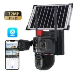 Caméra Solaire Haute Définition 4K Avec Vision Nocturne(NR) – Détection De Personnes Et Connectivité Wi-Fi 4G – Image 2