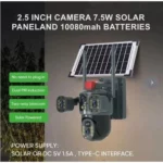 Caméra Solaire Haute Définition 4K Avec Vision Nocturne(NR) – Détection De Personnes Et Connectivité Wi-Fi 4G – Image 6