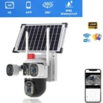 Caméra Solaire Haute Définition 4K Avec Vision Nocturne(BL) – Détection De Personnes Et Connectivité Wi-Fi 4G