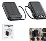 Batterie Externe Solaire 4 en 1 – 10000 MAh – 2 Torche – Image 2