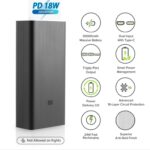 Chargeur Portable Haute Vtesse Xiaomi Mi 30 000 MAh – Distribution Intelligente De L’énergie – Double Entrée - Noir