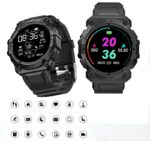 Montre Connectée De Sport FD68S – Avec Moniteur De Fréquence Cardiaque et De Pression Artérielle [B66]