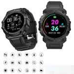 Montre Connectée De Sport FD68S – Avec Moniteur De Fréquence Cardiaque et De Pression Artérielle [B66]