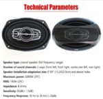 Haut-Parleurs Doubles Pour Voiture – 1000 W Coaxiaux – Large Bande – Haute Qualité Sonore – Installation Sans Perte – Image 5