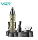 Kit De Soin Pour Hommes VGR V-621 4 En 1- Professionnel – Pour La Barbe Les Cheveux Et La Taille Du Nez – Image 8