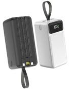 Pawer Bank Ultra-performante Aspor A319 – 50 000 MAh – Puissante – Charge Rapide – 22,5 W – 3 Câbles Intégrés – Multiport – Image 8