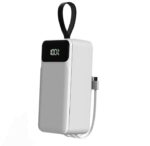 Pawer Bank Ultra-performante Aspor A319 – 50 000 MAh – Puissante – Charge Rapide – 22,5 W – 3 Câbles Intégrés – Multiport – Image 10