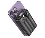 Chargeur Magnétique Portable Multifonction  000 MAh – Charge Sans Fil 15 W – Trois Câbles – Support Téléphone – Image 10
