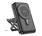 Chargeur Magnétique Portable Multifonction  000 MAh – Charge Sans Fil 15 W – Trois Câbles – Support Téléphone – Image 9
