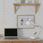 Lampe De Bureau Style Vintage – Blanc Flexo À Charnières – Corps et Tête Articulés – W-F000025 – Image 3