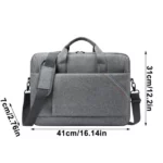 Sacoche Pour Ordinateur Portable – Excellente Qualité – Sac Bandoulière – 14 Pouces – Image 2