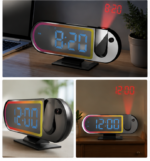 Réveil Numérique De Bureau DS-3827LP – Avec Fonction Snooze Et Mode Nuit – Projection Au Plafond – Image 8