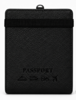 Étui Pour Passeport – Poche De Sécurité – Lanière De Cou – Antivol – Noir – Image 4